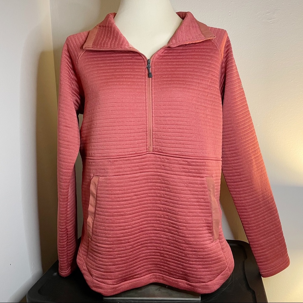 Columbia Quarter Zip Lightweight Coral Jacket